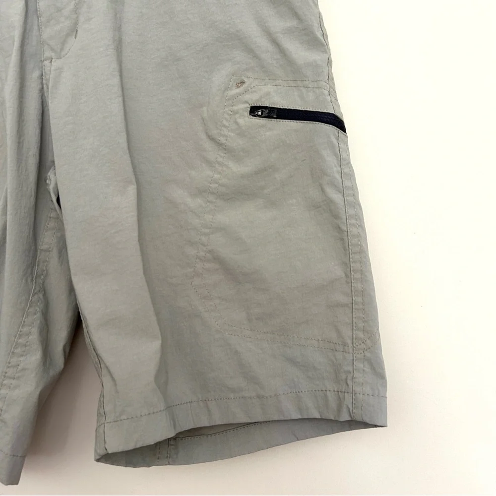 ♦️ZeroXposur Men's Tan Cargo Shorts with Black Zippers